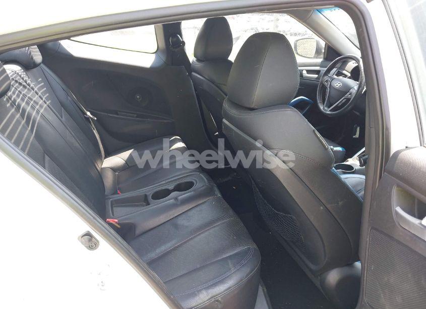 Photo 8 of 2013 Hyundai Veloster TURBO W/BLUE (VIN KMHTC6AE0DU137922)