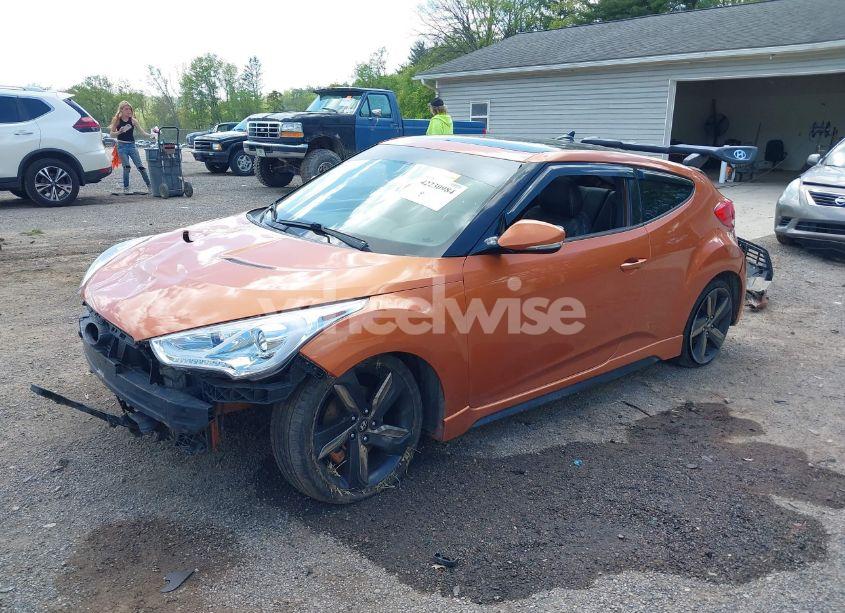 Photo 2 of 2013 Hyundai Veloster TURBO W/BLACK (VIN KMHTC6AE1DU101236)