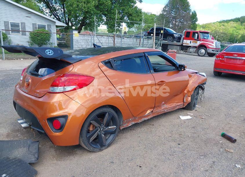 Photo 4 of 2013 Hyundai Veloster TURBO W/BLACK (VIN KMHTC6AE1DU101236)
