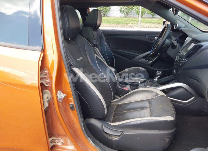 Photo 5 of 2013 Hyundai Veloster TURBO W/BLACK (VIN KMHTC6AE1DU101236)