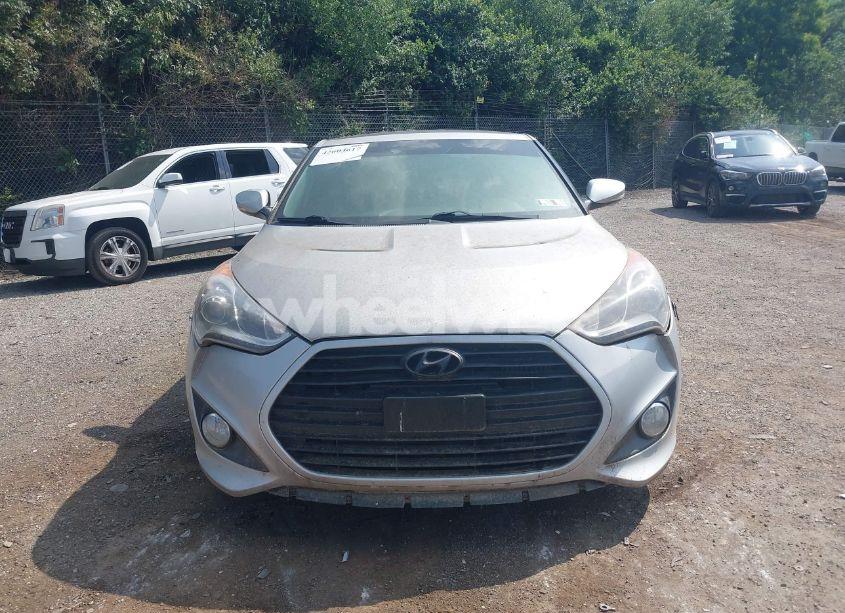 Photo 6 of 2013 Hyundai Veloster TURBO W/BLUE (VIN KMHTC6AE1DU177023)