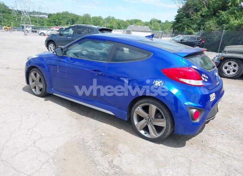 Photo 3 of 2013 Hyundai Veloster TURBO W/BLACK (VIN KMHTC6AE5DU095540)