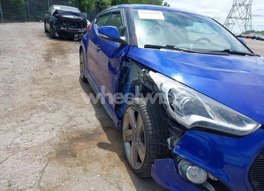 Photo 6 of 2013 Hyundai Veloster TURBO W/BLACK (VIN KMHTC6AE5DU095540)