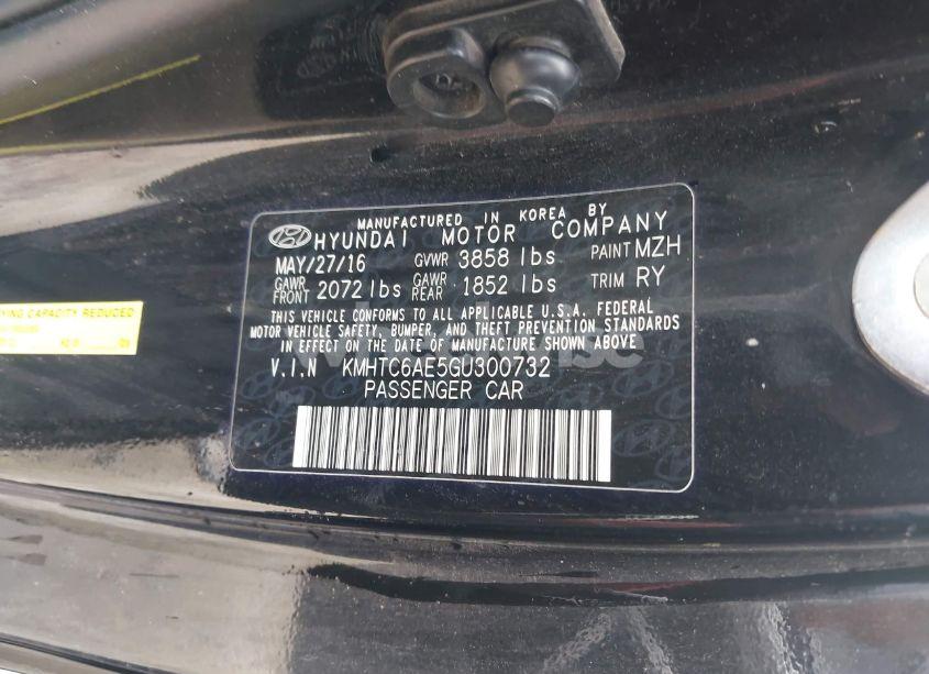 Photo 9 of 2016 Hyundai Veloster TURBO R-SPEC (VIN KMHTC6AE5GU300732)