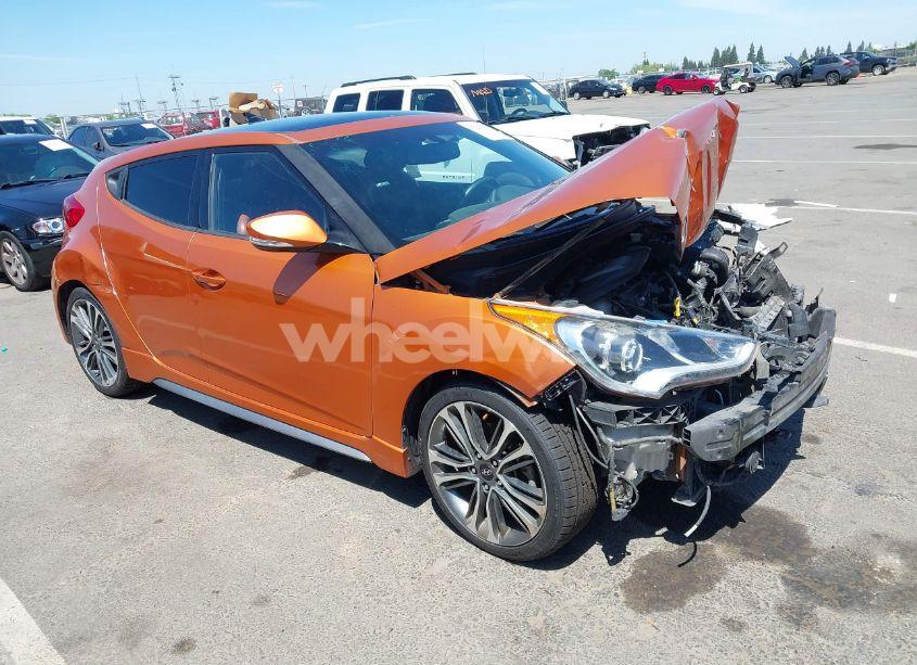 2016 Hyundai Veloster TURBO (VIN KMHTC6AE9GU288293) main photo