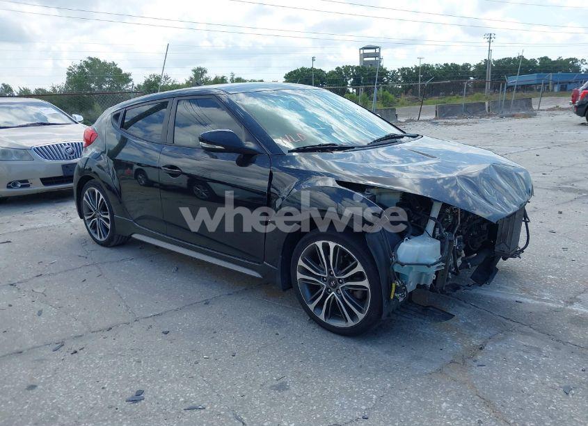 2016 Hyundai Veloster TURBO (VIN KMHTC6AEXGU281207) main photo