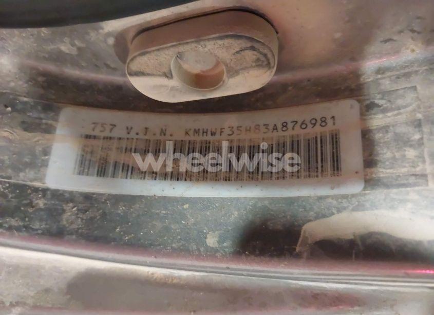 Photo 9 of 2003 Hyundai Sonata GLS/LX (VIN KMHWF35H83A876981)