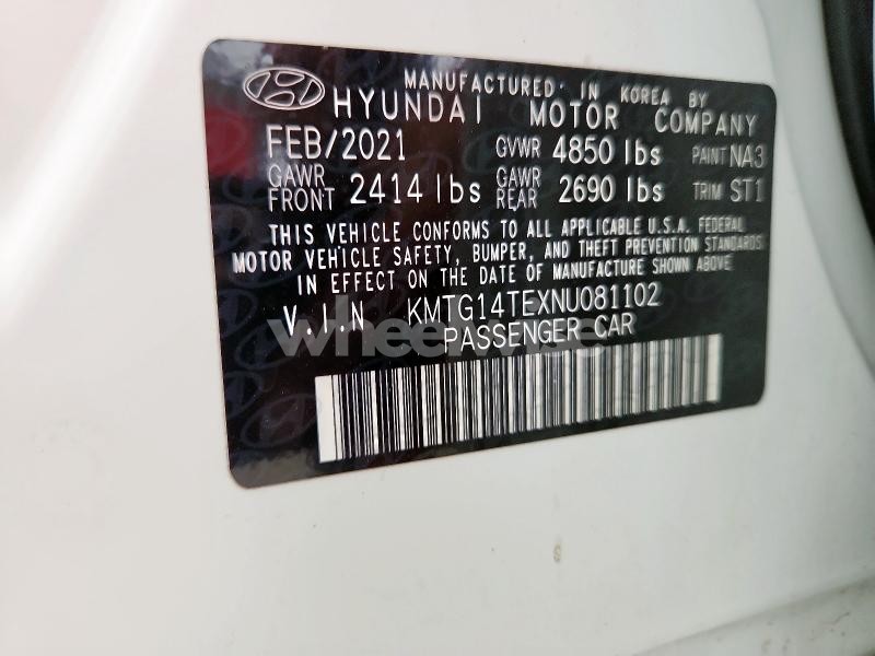 Photo 2 of 2022 GENESIS G70 LAUNCH EDITION N/A (VIN KMTG14TEXNU081102)