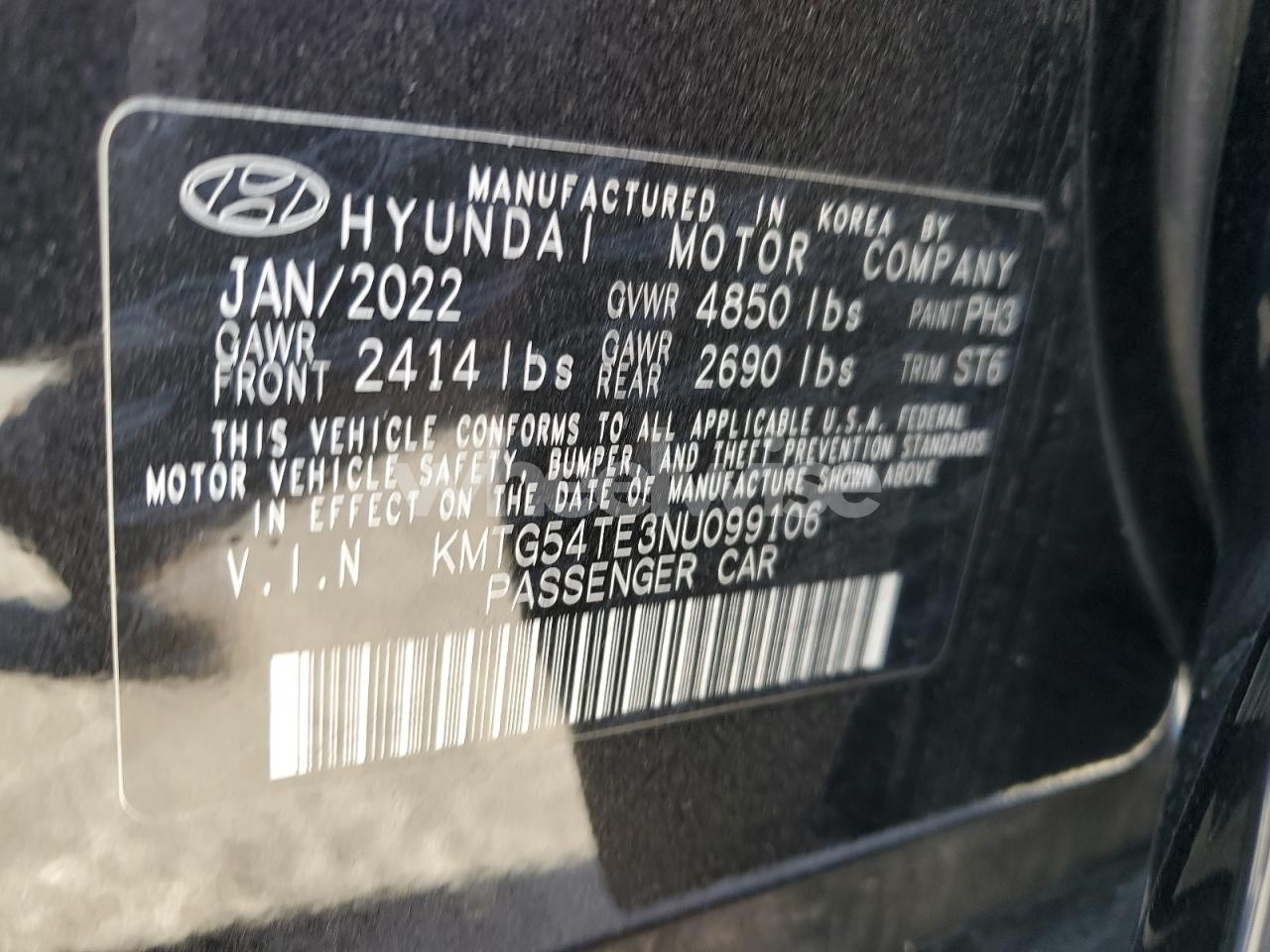 Photo 12 of 2022 GENESIS G70 BASE (VIN KMTG54TE3NU099106)