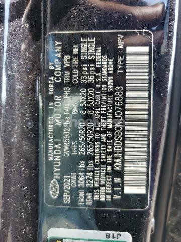 2022 GENESIS GV80 BASE N/A (VIN KMUHBDSB0NU076883) main photo