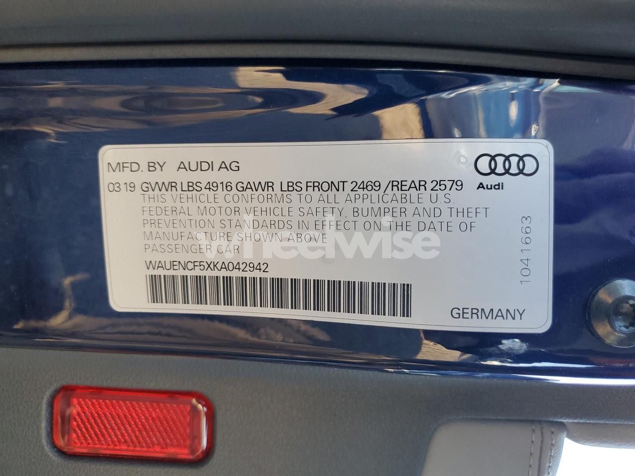 Photo 12 of 2019 AUDI A5 PREMIUM PLUS S-LINE (VIN KMUHBDSB6PU109890)