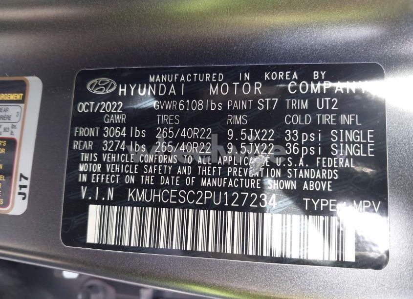 Photo 9 of 2023 Genesis Gv80 3.5T AWD (VIN KMUHCESC2PU127234)