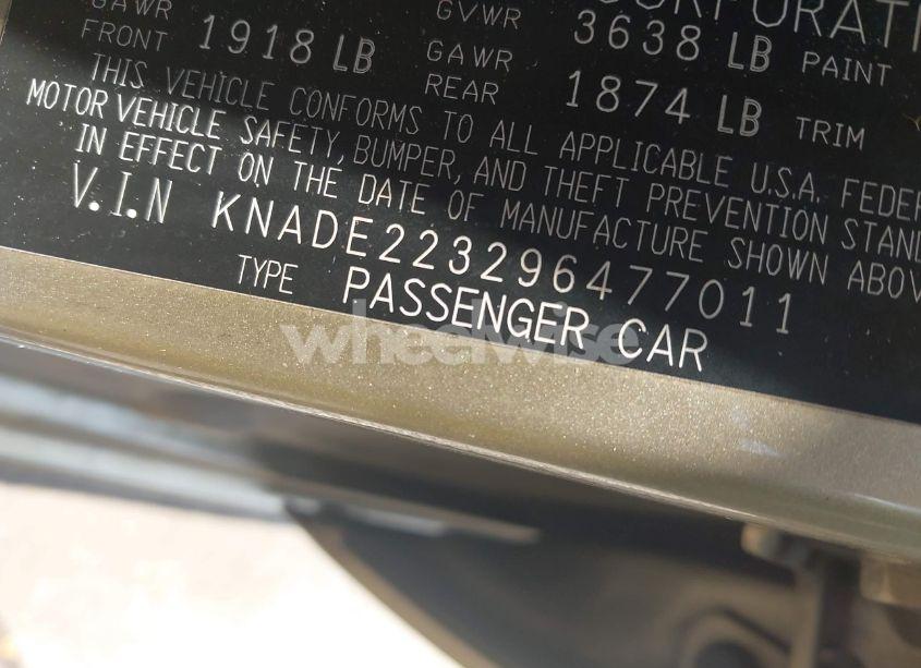 Photo 9 of 2009 Kia Rio LX (VIN KNADE223296477011)