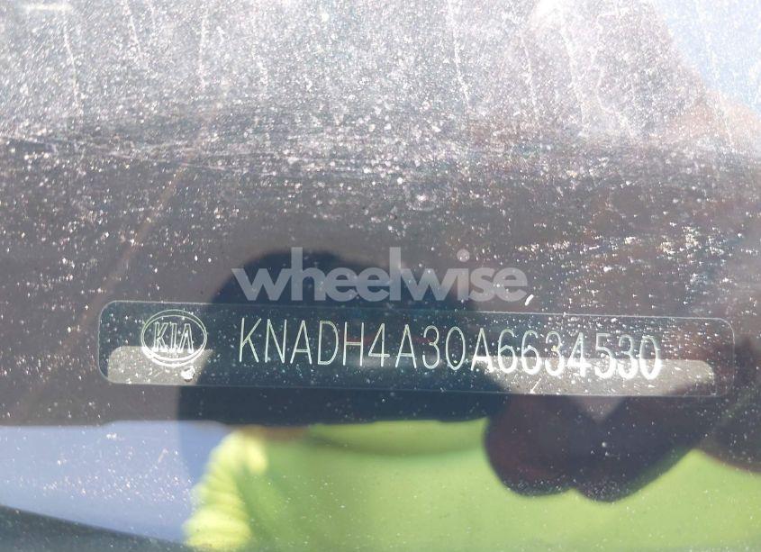 Photo 9 of 2010 Kia Rio LX (VIN KNADH4A30A6634530)