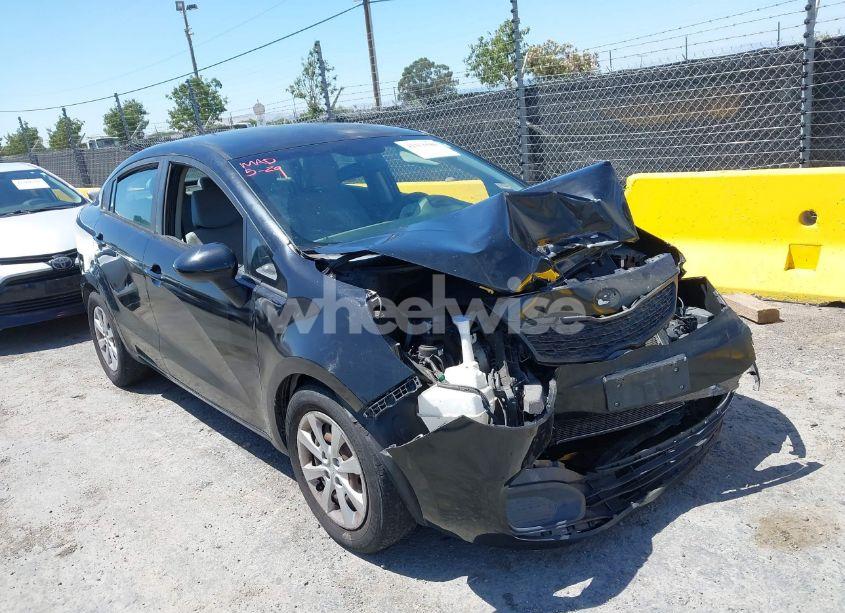 2014 Kia Rio LX (VIN KNADM4A33E6376313) main photo