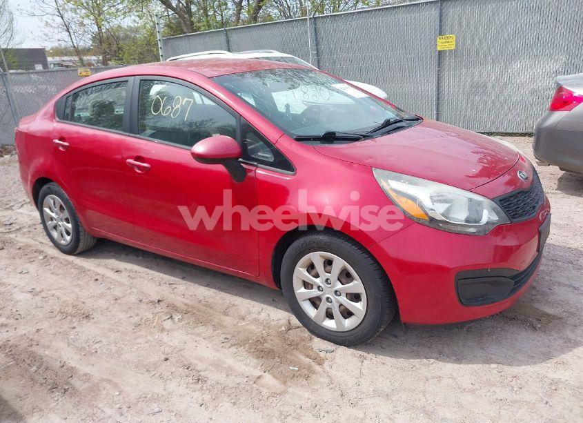 2014 Kia Rio LX (VIN KNADM4A35E6393601) main photo