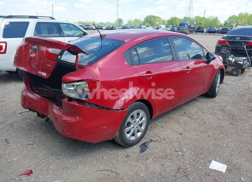 Photo 4 of 2014 Kia Rio LX (VIN KNADM4A35E6419100)