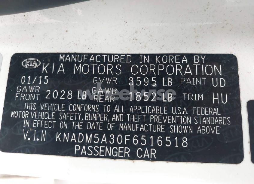 Photo 9 of 2015 Kia Rio LX (VIN KNADM5A30F6516518)