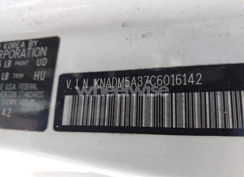 Photo 9 of 2012 Kia Rio5 LX (VIN KNADM5A37C6016142)