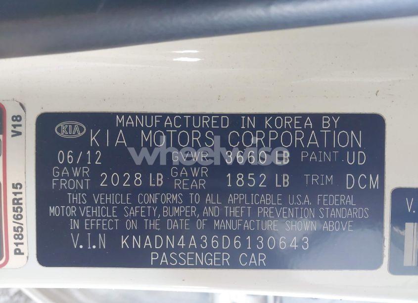 Photo 9 of 2013 Kia Rio EX (VIN KNADN4A36D6130643)