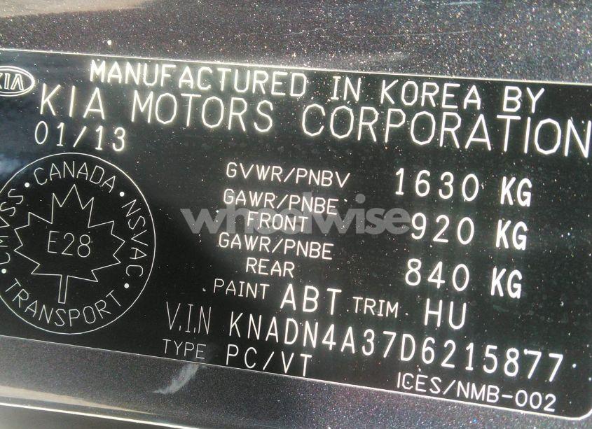 Photo 9 of 2013 Kia Rio EX/LX/SX (VIN KNADN4A37D6215877)