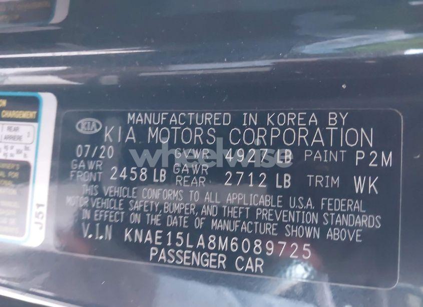 Photo 9 of 2021 Kia Stinger GT-LINE (VIN KNAE15LA8M6089725)