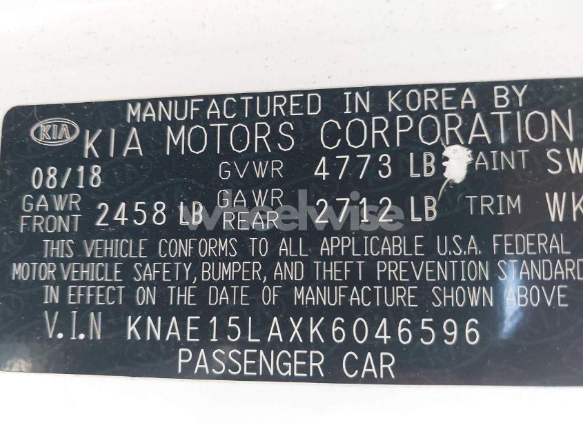 Photo 9 of 2019 Kia Stinger (VIN KNAE15LAXK6046596)