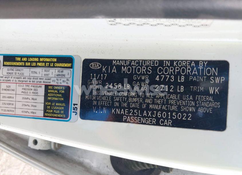 Photo 9 of 2018 Kia Stinger PREMIUM (VIN KNAE25LAXJ6015022)