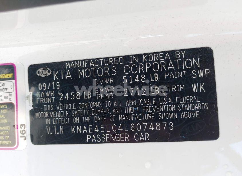 Photo 9 of 2020 Kia Stinger GT1 (VIN KNAE45LC4L6074873)