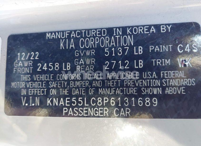 Photo 9 of 2023 Kia Stinger GT2 (VIN KNAE55LC8P6131689)