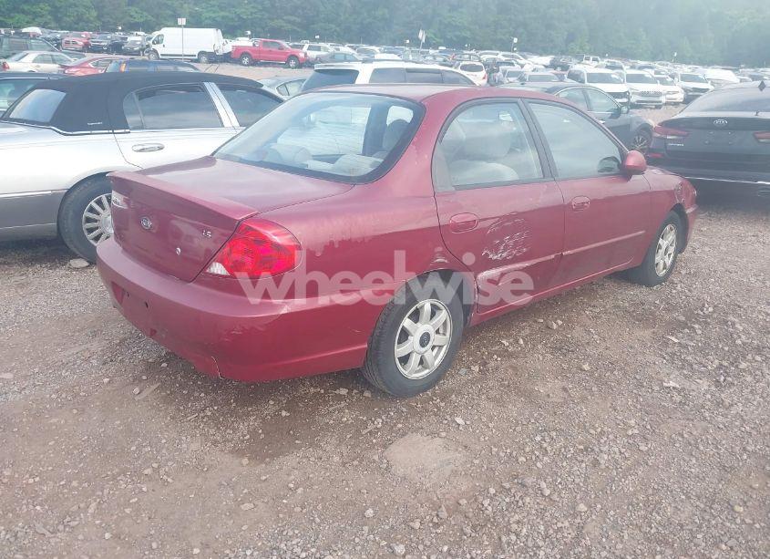 Photo 4 of 2003 Kia Spectra LS (VIN KNAFB121X35293054)