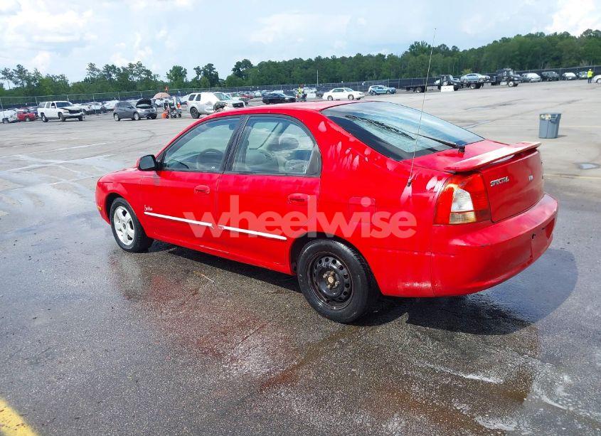 Photo 3 of 2002 Kia Spectra GS/GSX (VIN KNAFB161X25089511)