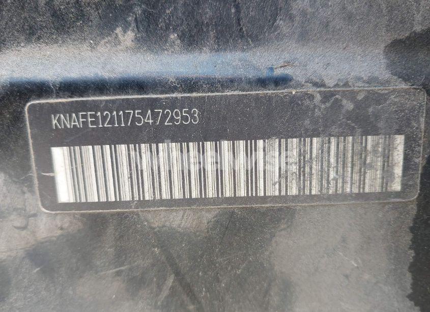 Photo 9 of 2007 Kia Spectra EX (VIN KNAFE121175472953)