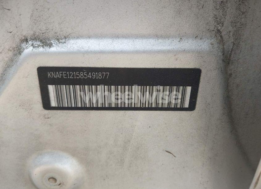 Photo 9 of 2008 Kia Spectra EX (VIN KNAFE121585491877)