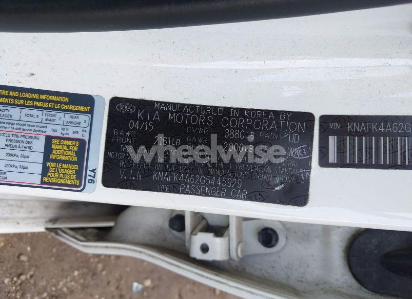 Photo 9 of 2016 Kia Forte LX (VIN KNAFK4A62G5445929)