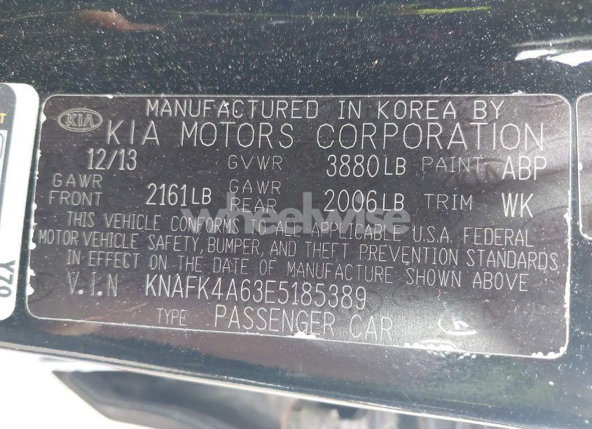 Photo 9 of 2014 Kia Forte LX (VIN KNAFK4A63E5185389)