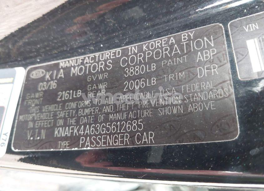 Photo 9 of 2016 Kia Forte LX (VIN KNAFK4A63G5612685)