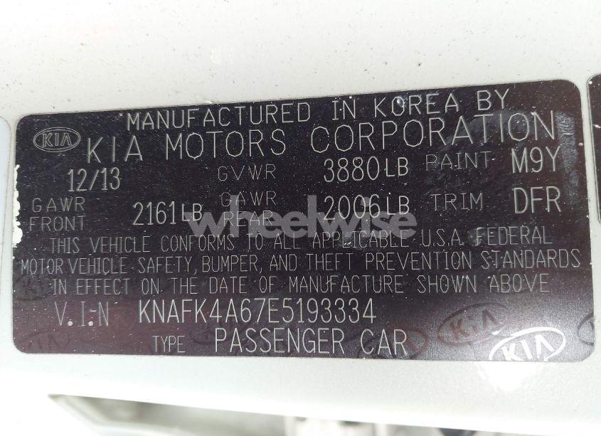 Photo 9 of 2014 Kia Forte LX (VIN KNAFK4A67E5193334)