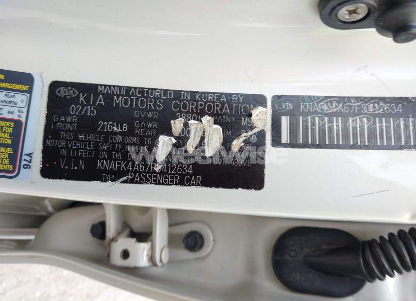 Photo 9 of 2015 Kia Forte LX (VIN KNAFK4A67F5412634)