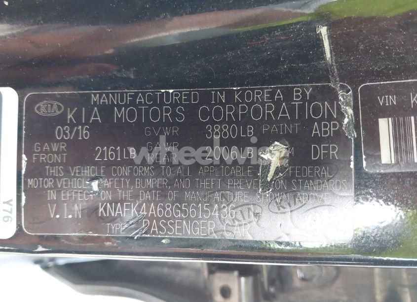 Photo 9 of 2016 Kia Forte LX (VIN KNAFK4A68G5615436)