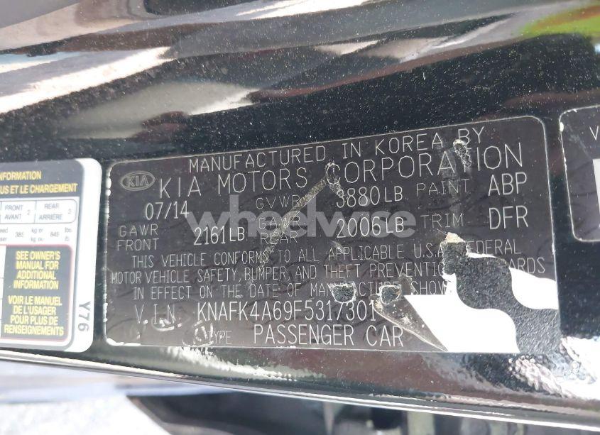 Photo 9 of 2015 Kia Forte LX (VIN KNAFK4A69F5317301)