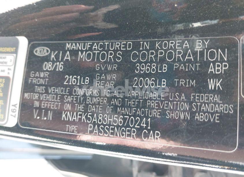 Photo 9 of 2017 Kia Forte LX (VIN KNAFK5A83H5670241)