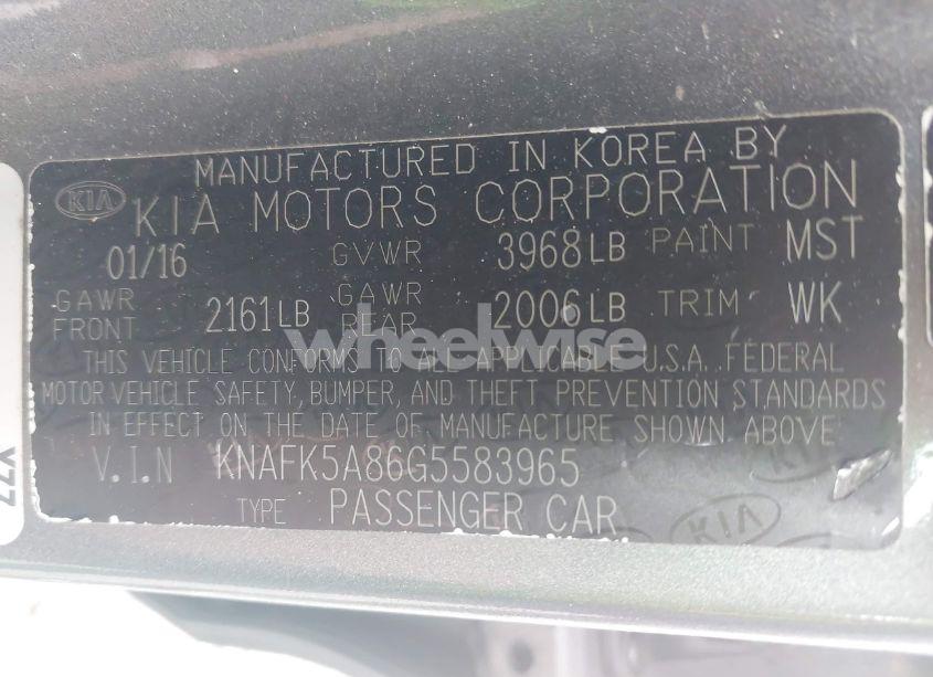 Photo 9 of 2016 Kia Forte LX (VIN KNAFK5A86G5583965)