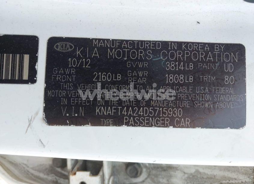 Photo 9 of 2013 Kia Forte LX (VIN KNAFT4A24D5715930)