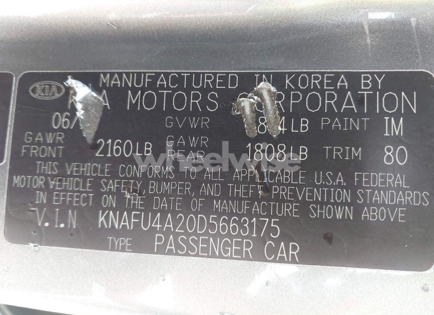 Photo 9 of 2013 Kia Forte EX (VIN KNAFU4A20D5663175)