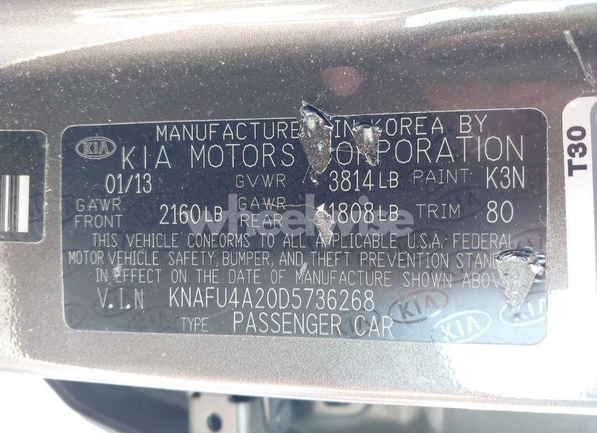 Photo 9 of 2013 Kia Forte EX (VIN KNAFU4A20D5736268)