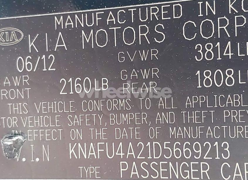 Photo 9 of 2013 Kia Forte EX (VIN KNAFU4A21D5669213)