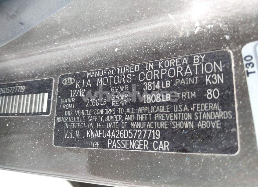 Photo 9 of 2013 Kia Forte EX (VIN KNAFU4A26D5727719)