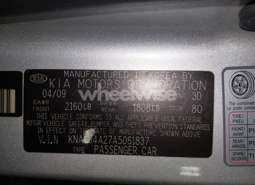 Photo 18 of 2010 Kia Forte EX (VIN KNAFU4A27A5061837)