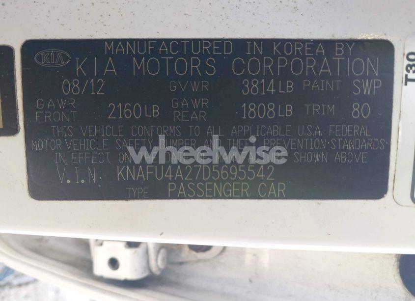 Photo 9 of 2013 Kia Forte EX (VIN KNAFU4A27D5695542)